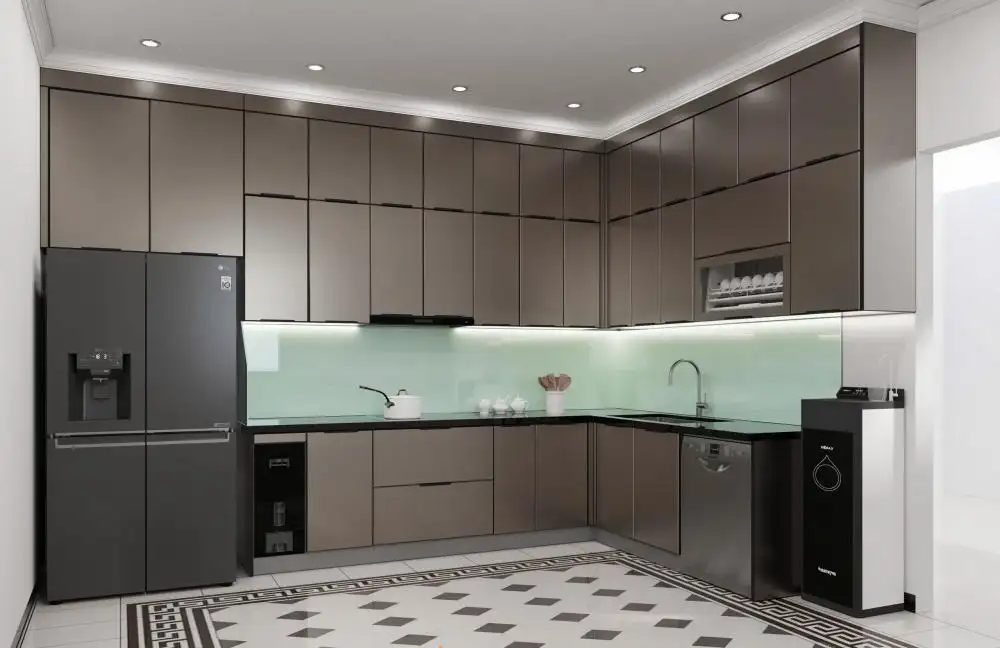 Xưởng Tủ Bếp Inox Cánh Kính Đồng Nai