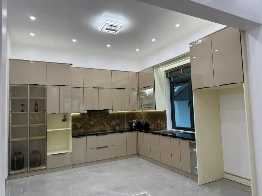 Xưởng Tủ Bếp Inox Cánh Kính Đồng Nai