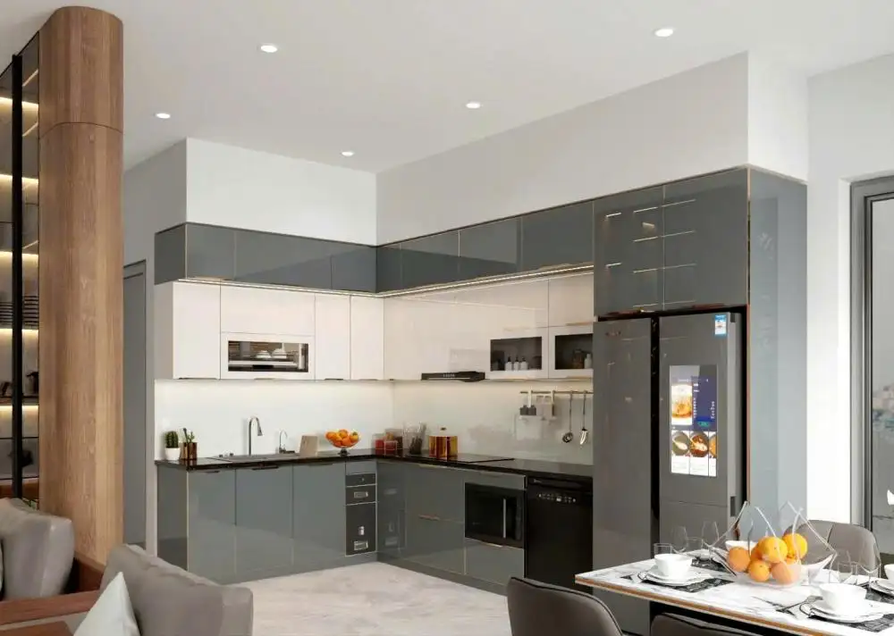 Xưởng Tủ Bếp Inox Cánh Kính Bà Rịa