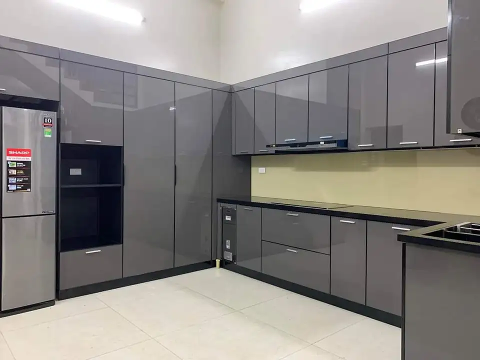 Xưởng Tủ Bếp Inox Cánh Kính Bà Rịa